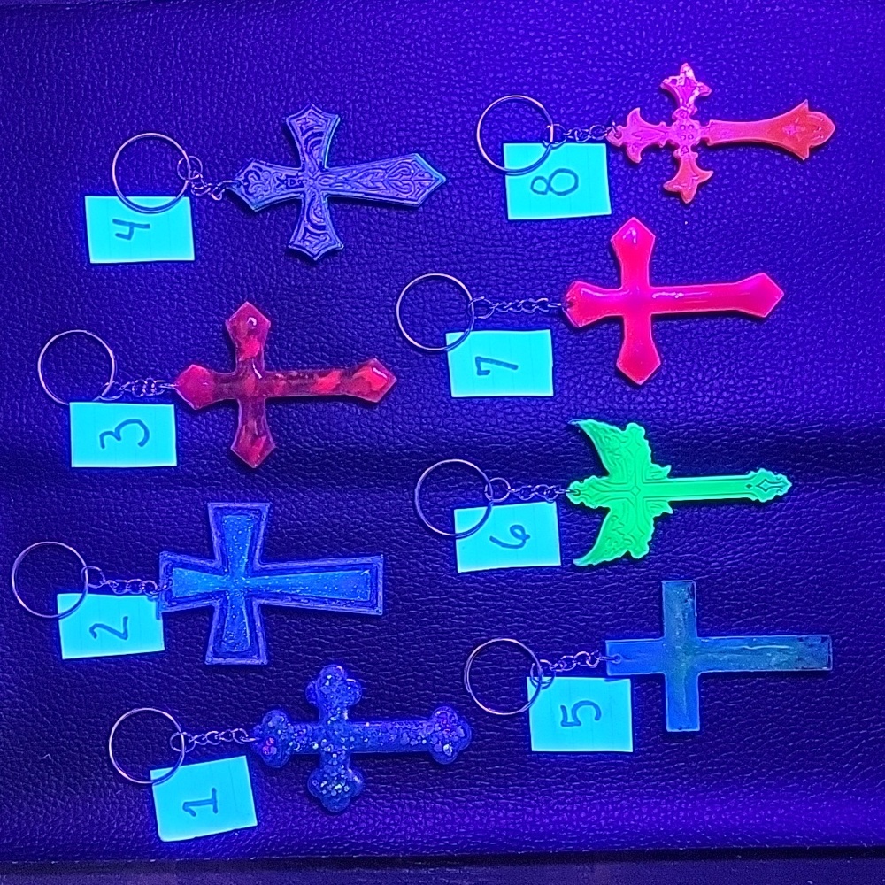 Handmade Cross Keychains